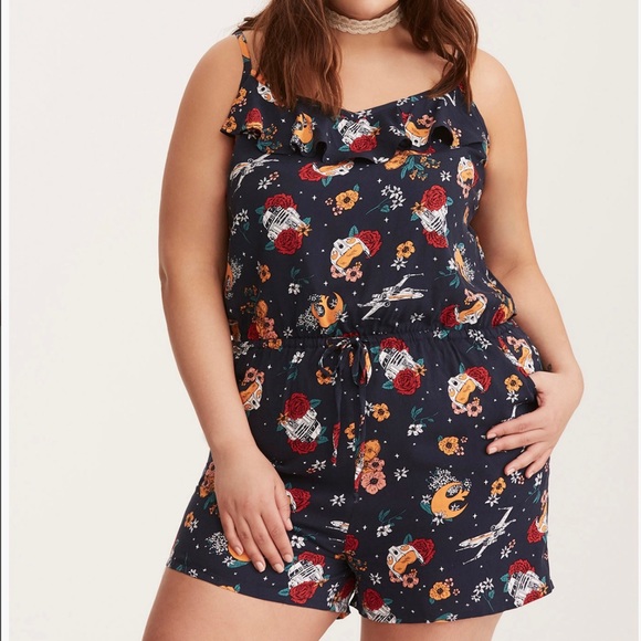 Torrid Her Universe Star Wars Romper 4 X - Picture 4 of 5